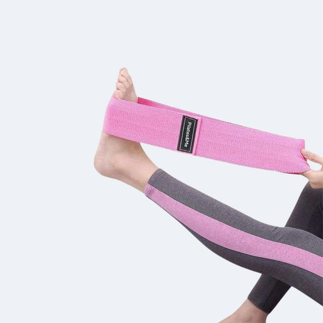 Bandes élastiques Pilates Rose - Léger, Moyen, Fort