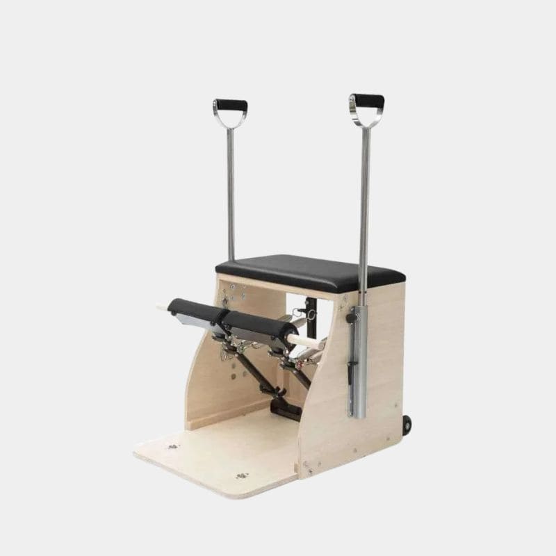 Chaise Combo Pilates Bois Elite avec poignées | Elina Pilates®