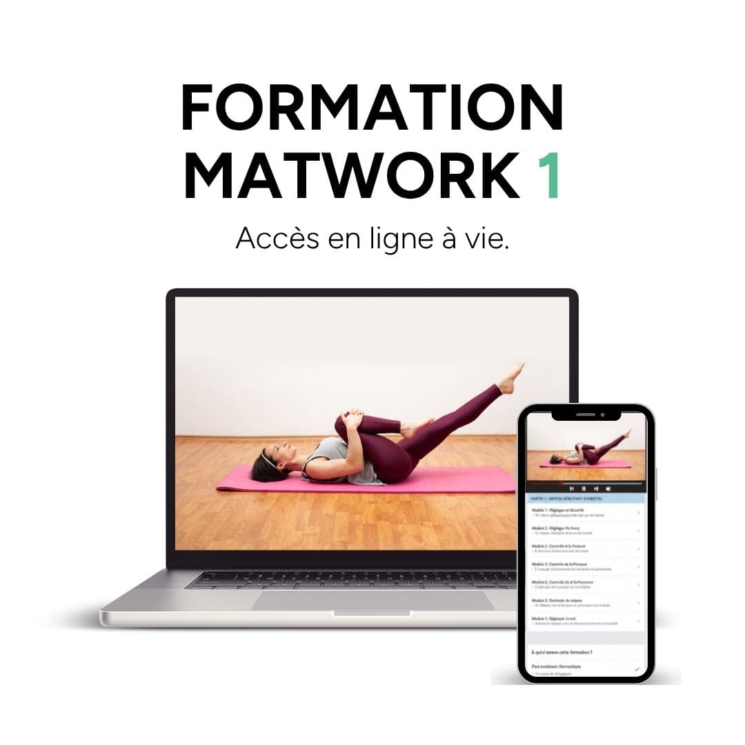 Formation Pilates Matwork 1 | Certification officielle | Accès à vie | +28h de formation