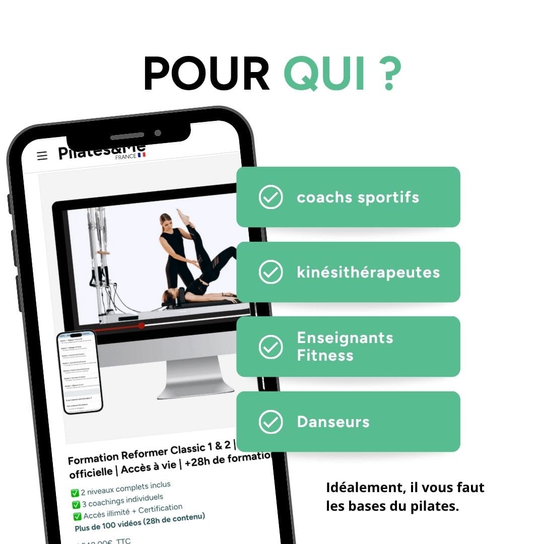Formation Reformer Classic 1 & 2 | Certification officielle | Accès à vie | +28h de formation