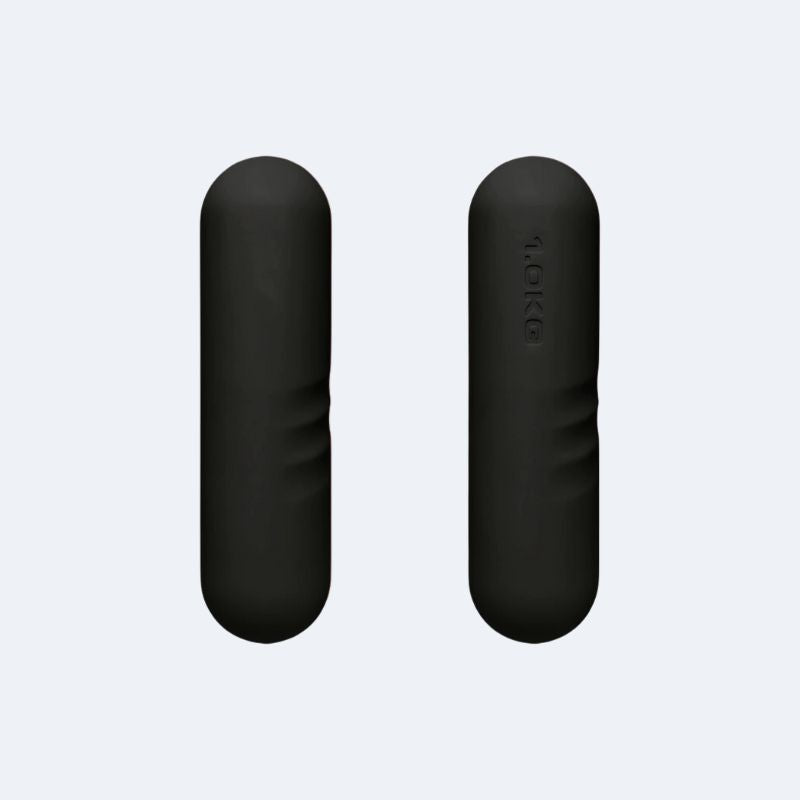 Haltères Pilates Noir en Silicone de 1kg