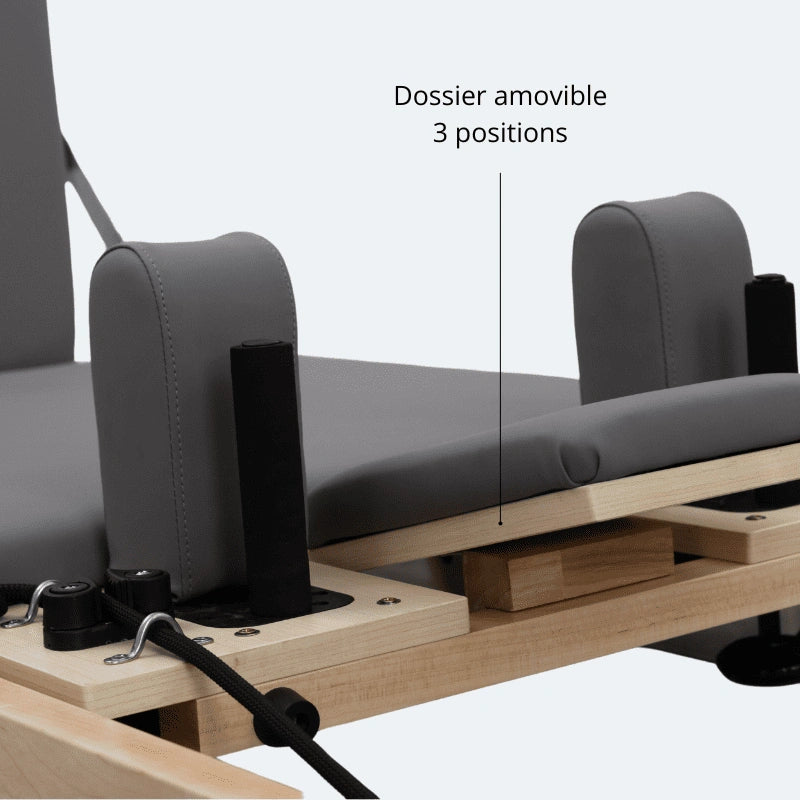 Reformer Pilates ESSENTIAL™ gris