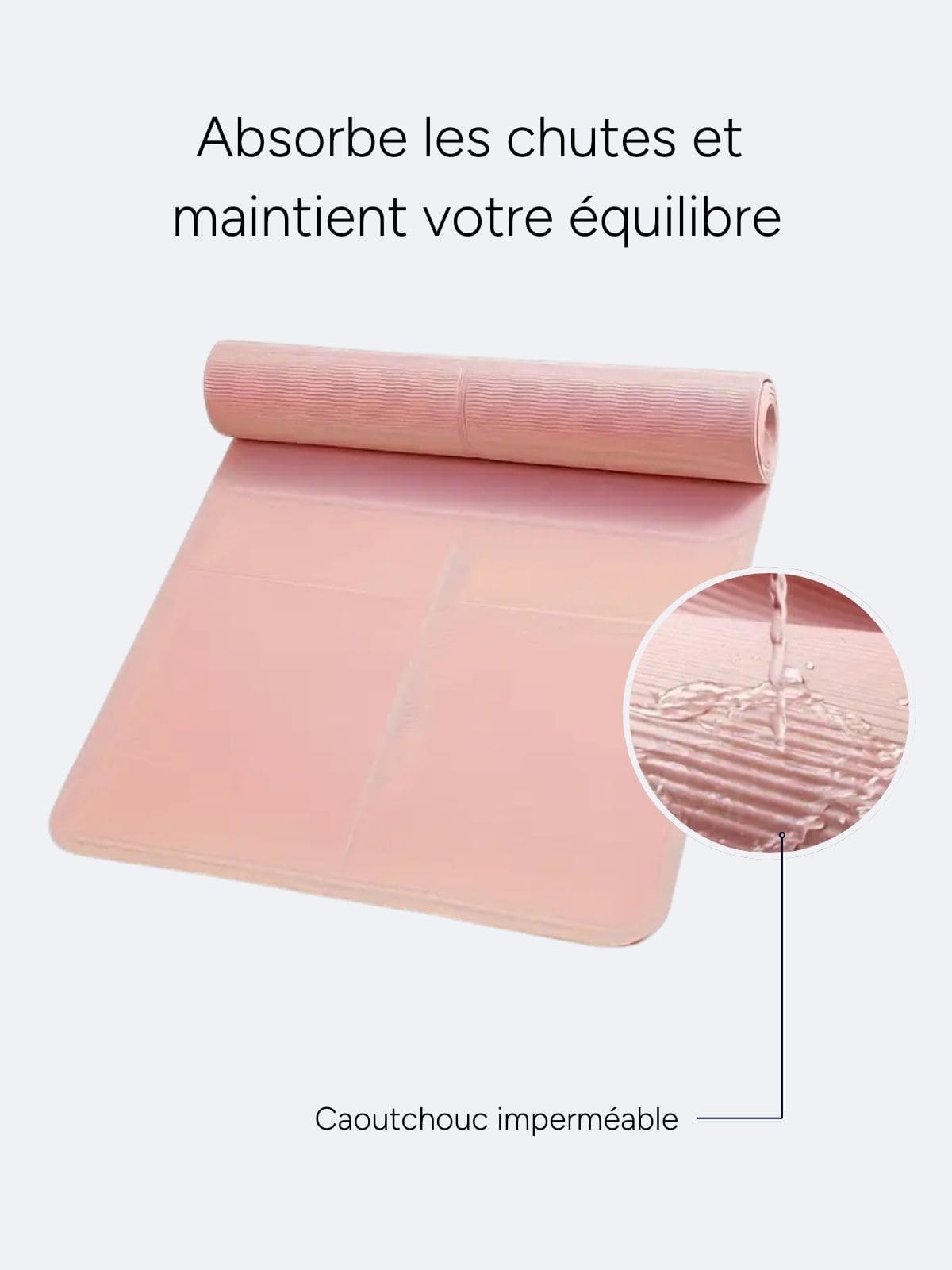 Tapis de Pilates Rose | 183 x 61 cm
