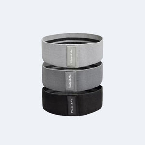Bandes élastiques Pilates Noir - Léger, Moyen, Fort
