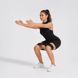 3x Bandes élastiques Pilates Noir - Léger, Moyen, Fort