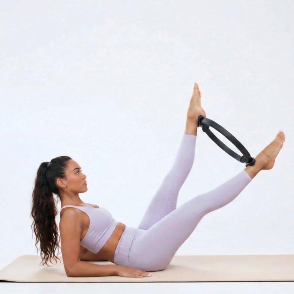 Anneau de pilates noir | 34 cm