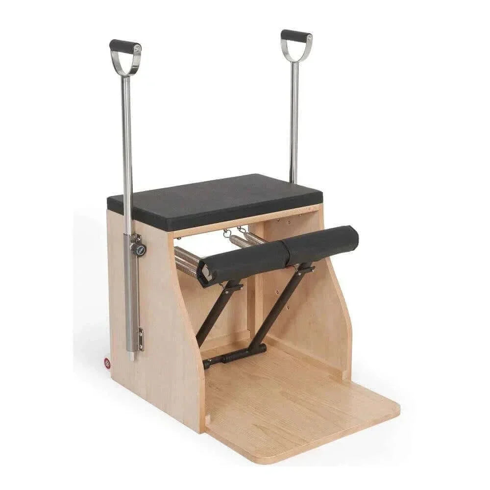 Chaise Pilates en Bois avec Poignées et Résistance Réglable | Elina Pilates®
