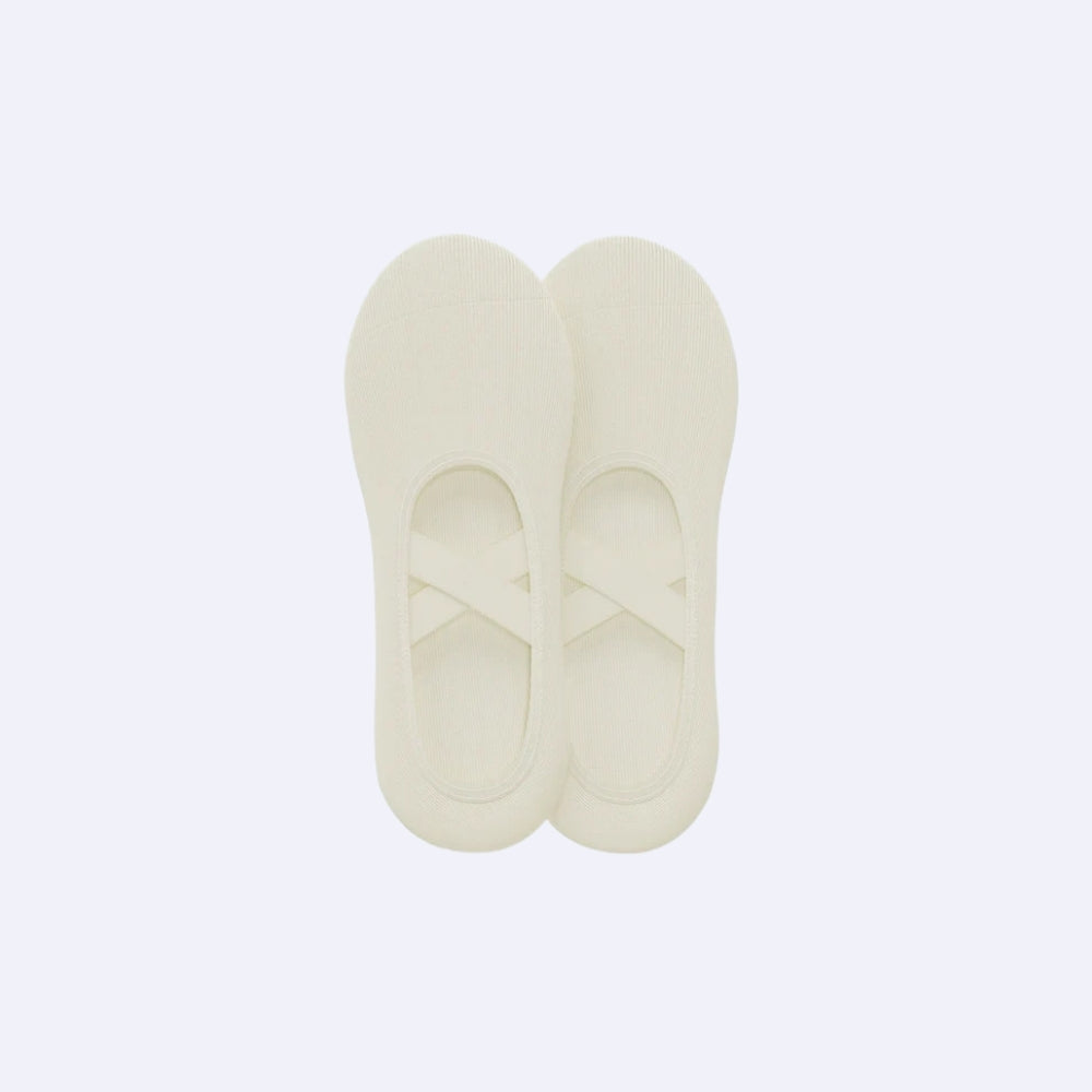 Chaussettes de Pilates beiges
