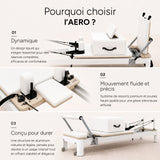 Reformer Pilates AERO™ Blanc