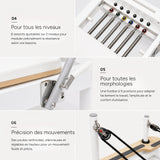 Reformer Pilates AERO™ Blanc