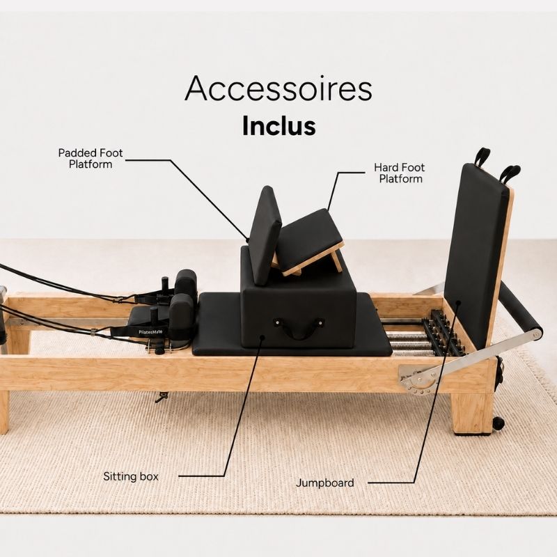 Reformer Pilates CLASSIC™ Noir
