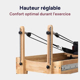 Reformer Pilates avec rail ajustable | Pilates&Me
