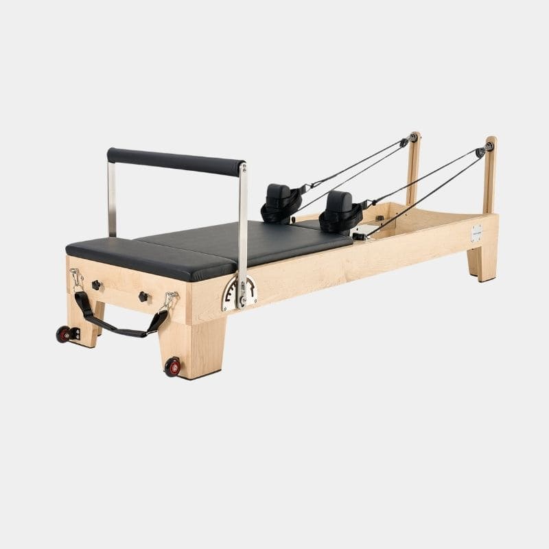 Reformer Pilates en Bois d'étable pour Studio Pilates