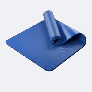 Tapis de Pilates Bleu Caoutchouc | 183 x 61 cm